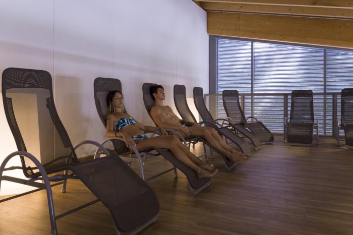 Zona relax Aquaclub Valle del Chiese